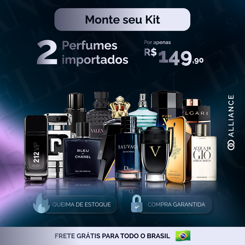 Monte Seu Kit - 2 Perfumes Masculinos [100mL]