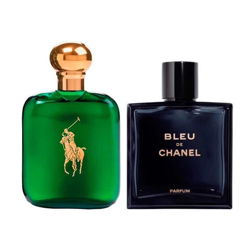 Combo de Perfumes Polo Green e Bleu de Chanel